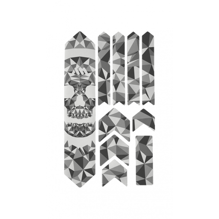 All Mountain Style Frame Guard Extra - Fractal Skull - AMSFG2FRSK - Aerolux