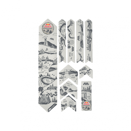 All Mountain Style Frame Guard Extra Red Bull Hardline - AMSFG2RBHG - Aerolux