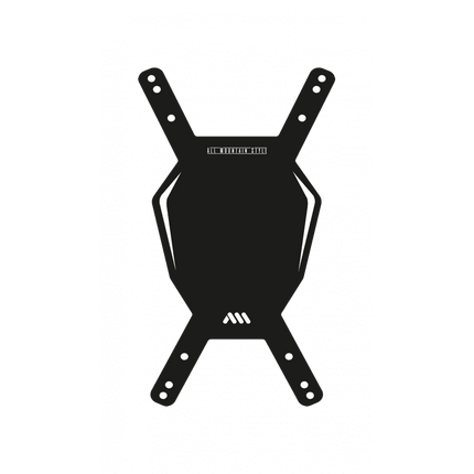 All Mountain Style Number Plate - AMSNP1BKWH - Aerolux