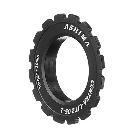 Ashima Centerlock Rotor Lockring Lightweight + Steel Washer (9/10/12/15/20mm Axle) - ASCLOCKLW - Aerolux