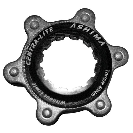 Ashima Ultra Light Centre Lock Hub Adaptor Black - ASCLKLITEB - Aerolux