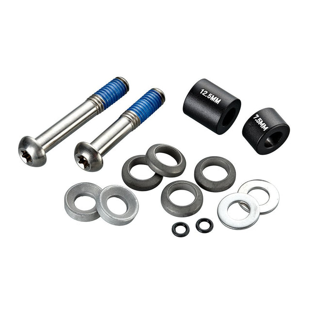 Avid Post Spacer Set XX - 20 S - Front 180/Rear 160 - Standard (Inc. Ti Caliper Mounting Bolts) - AVMB8008004 - Aerolux