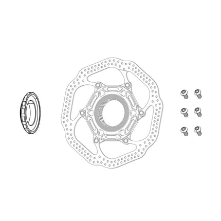 Avid Spare - Rotor Spare Parts Rotor Bolt Kit (Qty 6) - AV630123 - Aerolux
