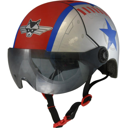 C - Preme Raskullz FS (Fit System) Child Helmet (5+ Years) - Flying Ace 2021 - CP7128293 - Aerolux