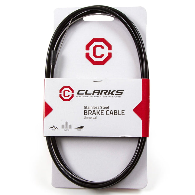 Clarks Universal SS Brake Cable w/2P Black Outer Casing - 6086SS - Aerolux