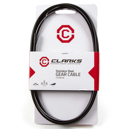 Clarks Universal SS Gear Cable w/SP4 Black Outer Casing - 6085SS - Aerolux