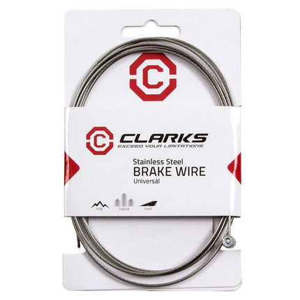Clarks Universal S/S Inner Brake Wire L2000mm Fits All Major Systems - W5089SS - Aerolux