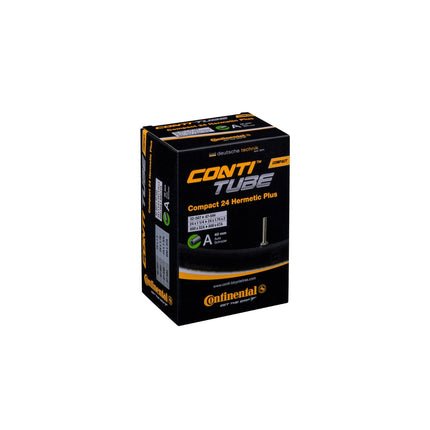 Continental Compact Tube Hermetic Plus - Schrader 40mm Valve - TUC82231 - Aerolux