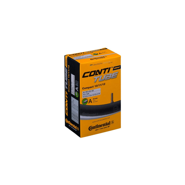 Continental Compact Tube - Schrader 34mm Valve - TUC81271 - Aerolux