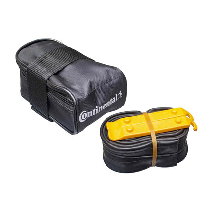 Continental MTB Saddle Bag with MTB 27.5 x 1.75x2.5 Presta 42mm Valve Tube and 2 Tyre Levers - TAC01025 - Aerolux
