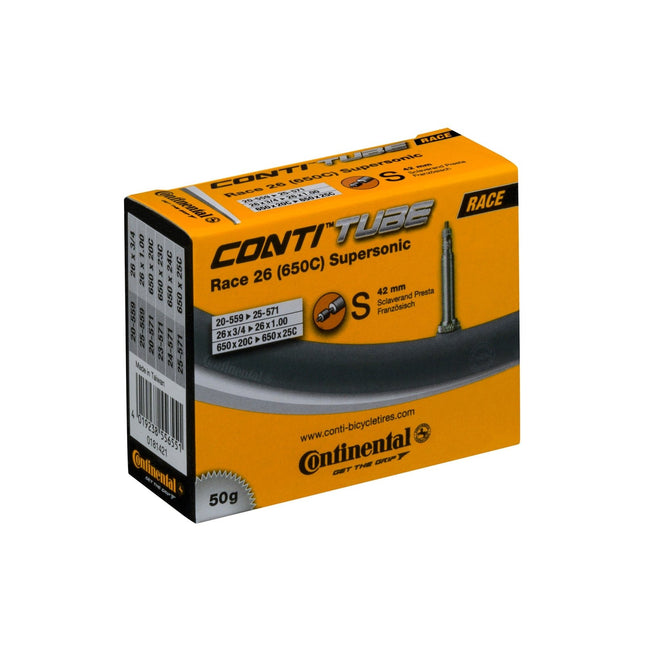 Continental Race Tube Supersonic - Presta 42mm Valve - TUC81881 - Aerolux