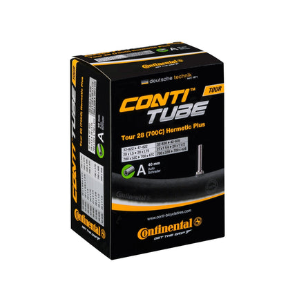 Continental Tour Tube Hermetic Plus - Schrader 40mm Valve - TUC82251 - Aerolux