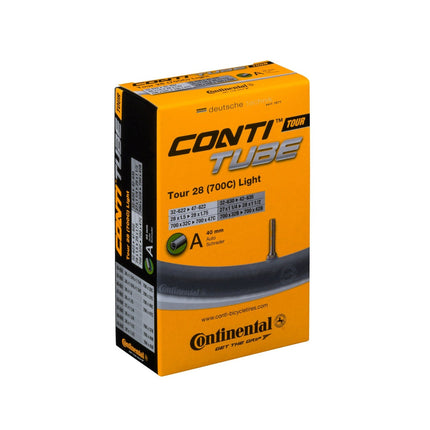Continental Tour Tube Light - Schrader 40mm Valve - TUC82051 - Aerolux