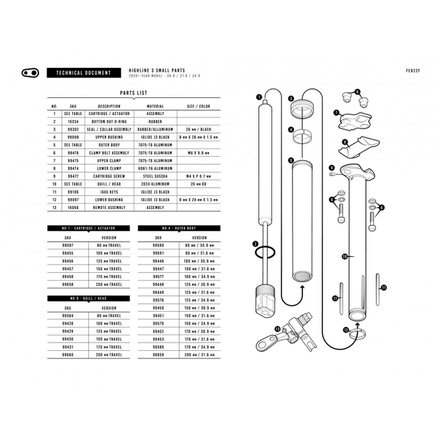 Crankbrothers Highline 3 Outer Body - CRB-99461 - Aerolux