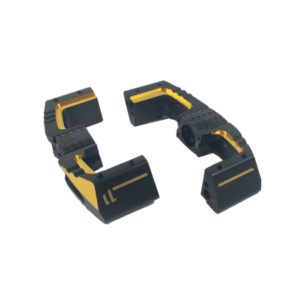 Crankbrothers Part Pedal Body Mallet Dh 11 Left Complete Black/gold - CRB-99224 - Aerolux