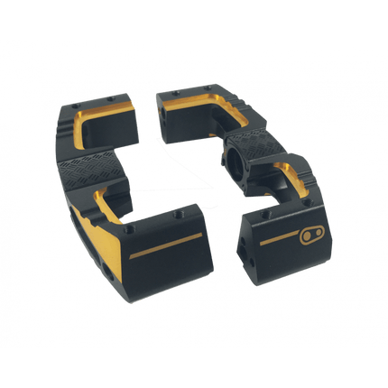 Crankbrothers Part Pedal Body Mallet Dh 11 Right Complete Black/gold - CRB-99225 - Aerolux
