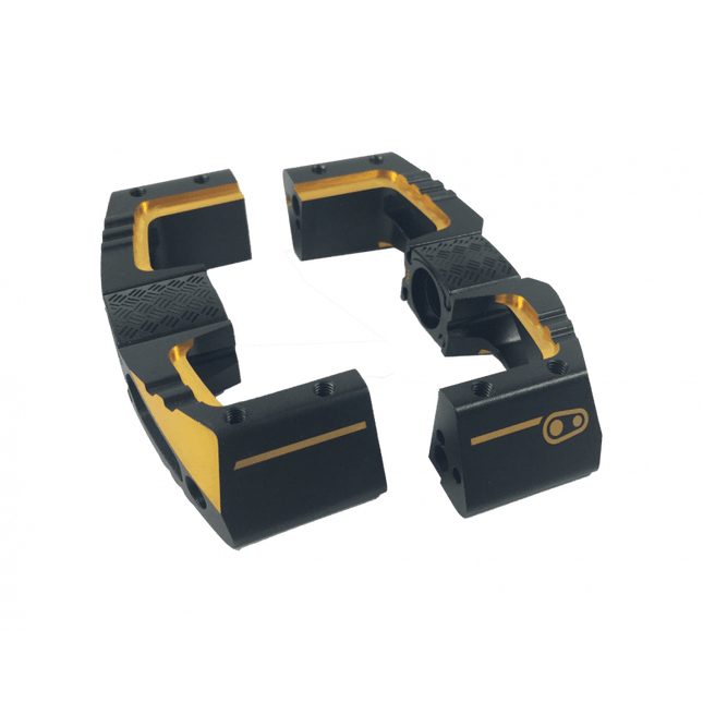 Crankbrothers Part Pedal Body Mallet Dh 11 Right Complete Black/gold - CRB-99225 - Aerolux
