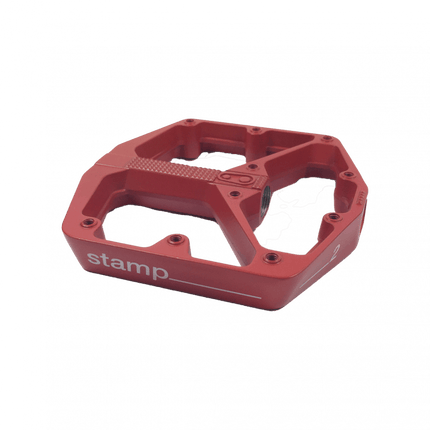 Crankbrothers Pedal Body Stamp 2 Red Large Left - CRB-99239 - Aerolux