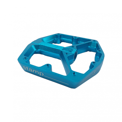 Crankbrothers Pedal Body Stamp 3 Blue Large Left - CRB-99249 - Aerolux