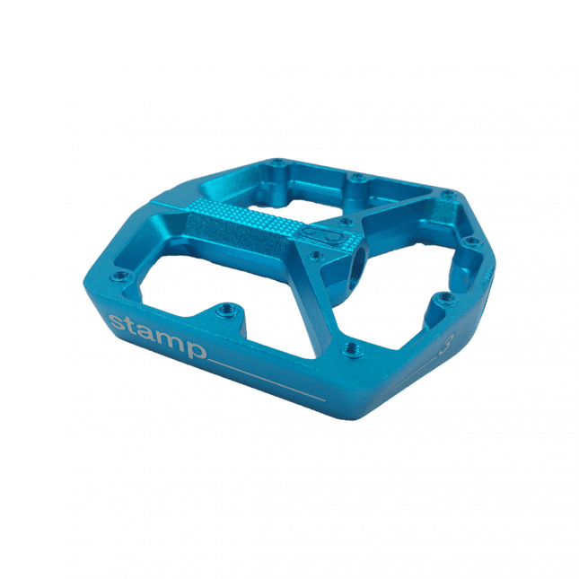 Crankbrothers Pedal Body Stamp 3 Blue Large Left - CRB-99249 - Aerolux