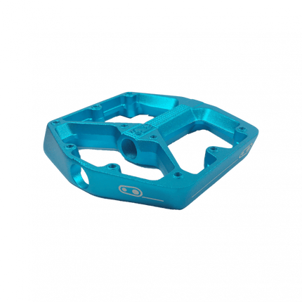 Crankbrothers Pedal Body Stamp 3 Blue Large Right - CRB-99250 - Aerolux