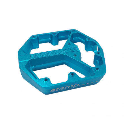 Crankbrothers Pedal Body Stamp 3 Blue Small Left - CRB-99255 - Aerolux