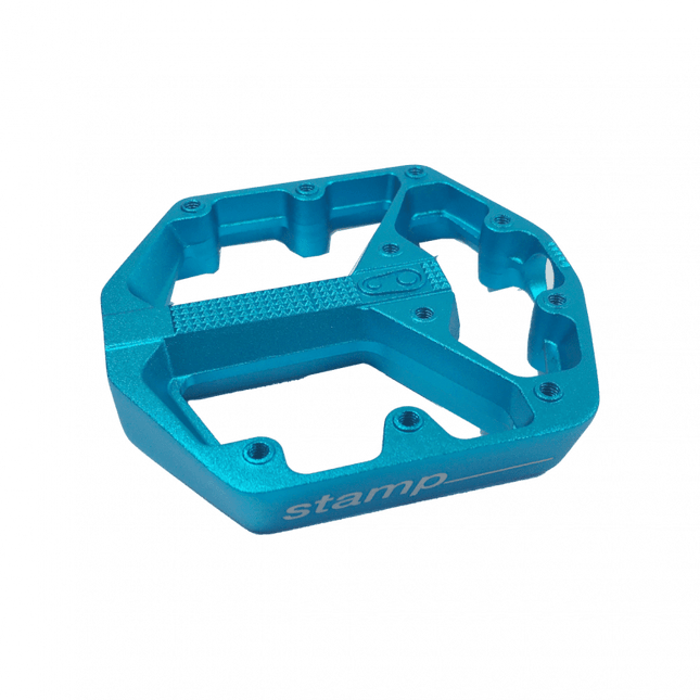 Crankbrothers Pedal Body Stamp 3 Blue Small Left - CRB-99255 - Aerolux