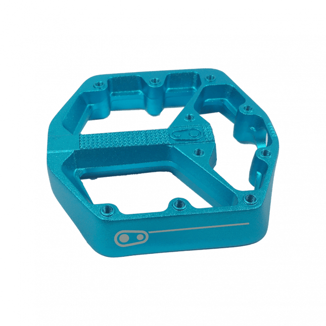 Crankbrothers Pedal Body Stamp 3 Blue Small Right - CRB-99256 - Aerolux