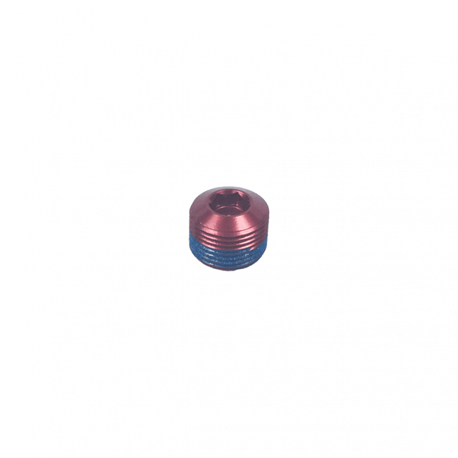 Crankbrothers Pedal End Cap Hex Red - CRB-99087 - Aerolux