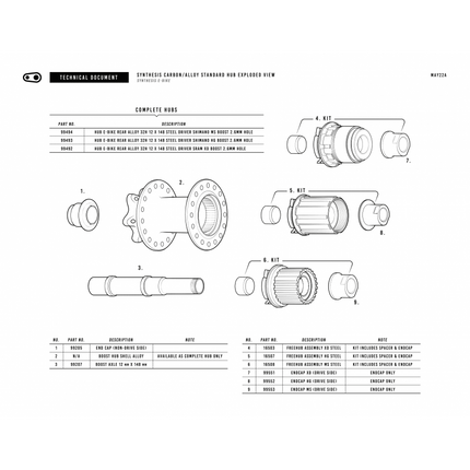 Crankbrothers Synthesis Ebike Rear Hub - CRB-99493 - Aerolux