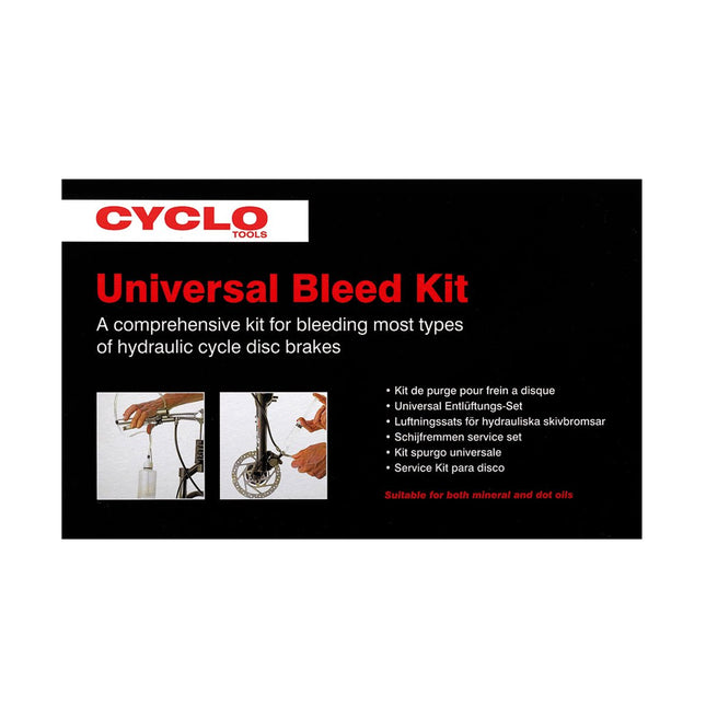 Cyclo Universal Brake Bleed Kit - TL06327 - Aerolux