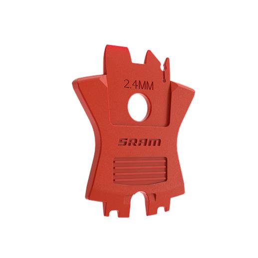 Disc Brake Pad Spacer 2.4mm - Monoblock Caliper - eTap/S900 - Qty2 - SSP8062001A - Aerolux