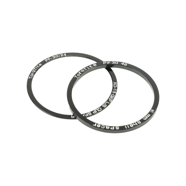 Enduro Bearings BK - 6100 - OSBB Road TorqTite cup spacer kit 61.5mm - EB9353 - Aerolux