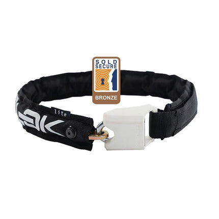 Hiplok LITE Wearable Chain Lock 6mm x 75cm - waist 24 - 44 inches (Bronze Sold Secure) - HLLT1AB - Aerolux
