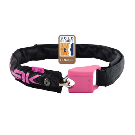 Hiplok LITE Wearable Chain Lock 6mm x 75cm - waist 24 - 44 inches (Bronze Sold Secure) - HLLT1AB - Aerolux