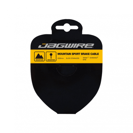 Jagwire Sport MTB Brake Cable - Slick S'less - Shim - JW-94SS2000 - Aerolux
