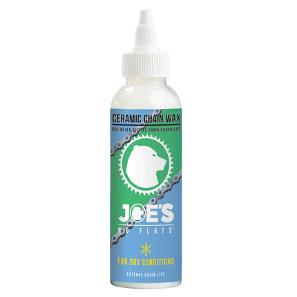 Joe's No Flats Ceramic Chain Wax Dry Condition (Drop) 125ml Bottle - JNF180730 - Aerolux