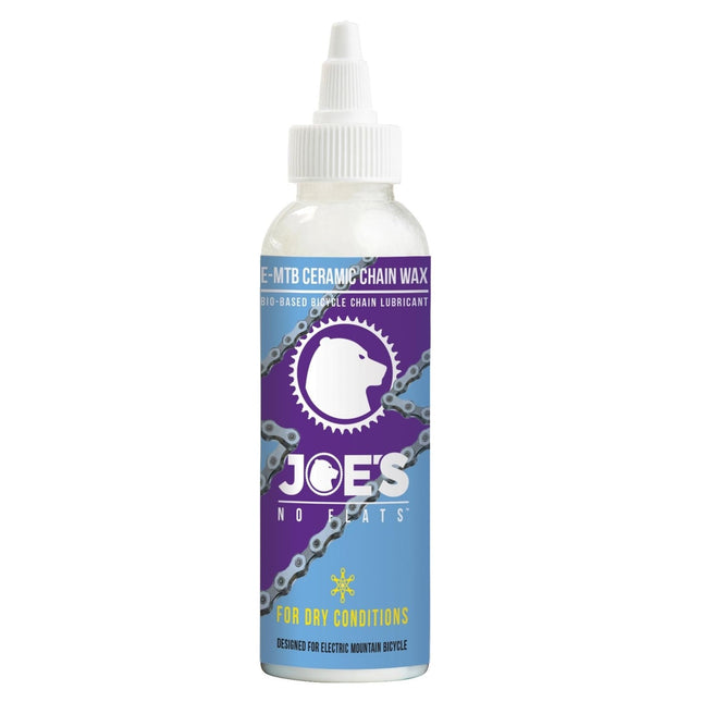 Joe's No Flats E - Mtb Ceramic Chain Wax Dry Condition (Drop) 125ml Bottle - JNF180735 - Aerolux