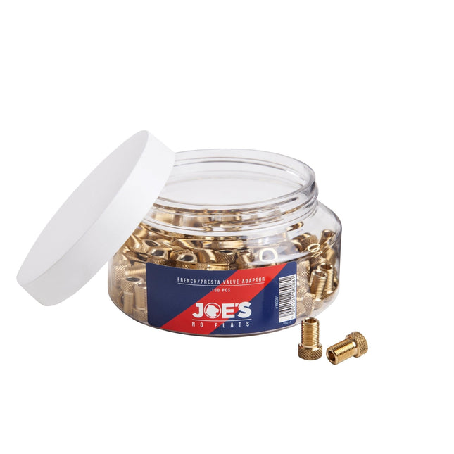 Joe's No Flats Presta Valve Adaptor (100pcs) - JNF180081 - Aerolux