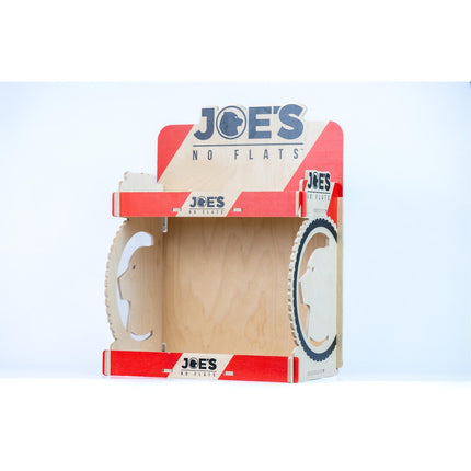Joe's No Flats Wooden Countertop Instore Display Unit - JNFPOS180501 - Aerolux