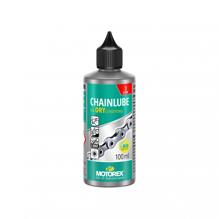 Motorex Chainlube for Dry Conditions 100ml - MTX-310216 - Aerolux