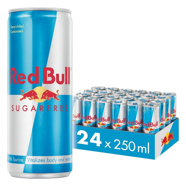 Red Bull Sugar Free Single Can 250ml (24 Pack) - RB2826 - Aerolux