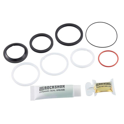 Rockshox 50Hr Service Kit (Includes Air Can Seals, Piston Seal, Glide Rings) - Deluxe/Super Delux (2017) - RS4315032615 - Aerolux