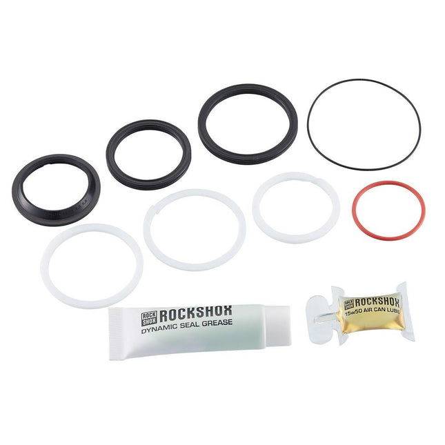 Rockshox 50Hr Service Kit (Includes Air Can Seals, Piston Seal, Glide Rings) - Deluxe/Super Delux (2017) - RS4315032615 - Aerolux