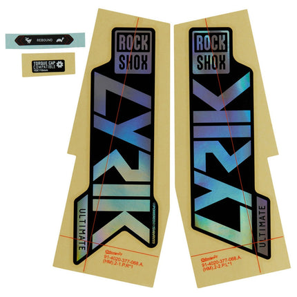 Rockshox Fork Decal Kit - Lyrik Ultimate 27/29 (2021) - SSP8105047 - Aerolux