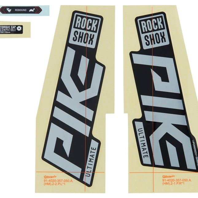 Rockshox Fork Decal Kit - Pike Ultimate 27/29 (2021) - SSP8105043 - Aerolux