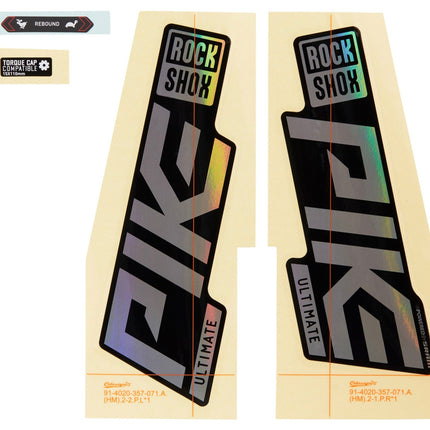 Rockshox Fork Decal Kit - Pike Ultimate 27/29 (2021) - SSP8105043 - Aerolux