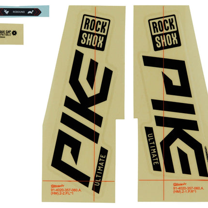 Rockshox Fork Decal Kit - Pike Ultimate 27/29 (2021) - SSP8105043 - Aerolux