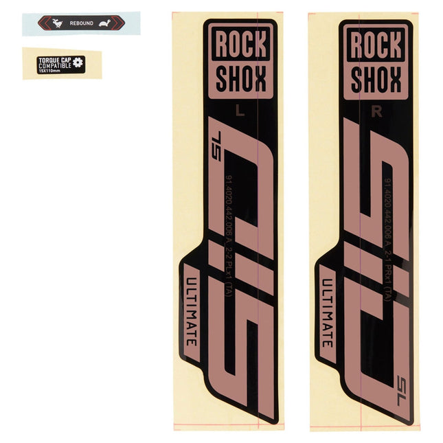 Rockshox Fork Decal Kit - SID SL Ultimate 27/29 (2021) - SSP8105036 - Aerolux