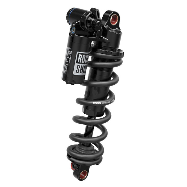 RockShox Rear Shock Super Deluxe Ultimate Coil RC2T - Linearreb/Lowcomp, Adj Hydraulic Bottom Out (Spring Sold Separately) 320Lb Theshold, Standard Trunnion - B1 - RSSDLC8359018 - Aerolux